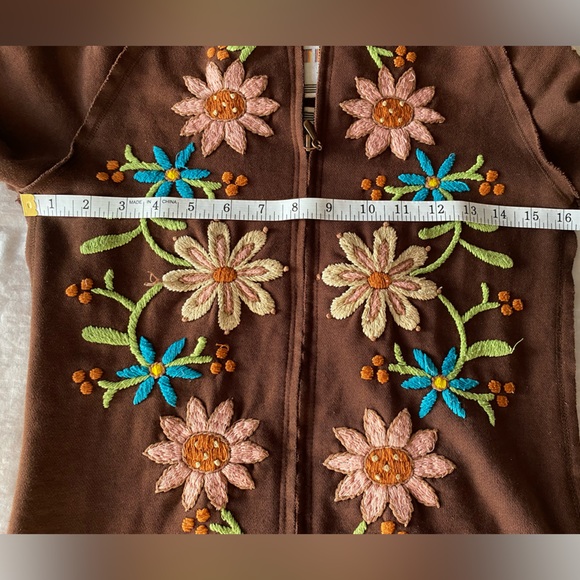 Johnny Was Joystick Zip Up Top - Picture 12 of 16